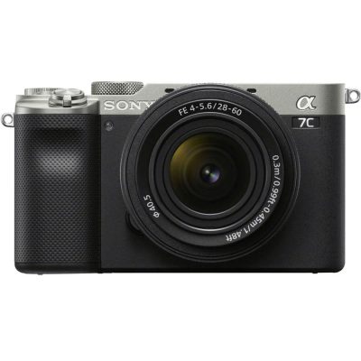 دوربین سونی Sony alpha a7C 28-60mm نقره ای