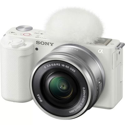 دوربین بدون آینه سونی Sony ZV-E10 kit 16-50mmسفید