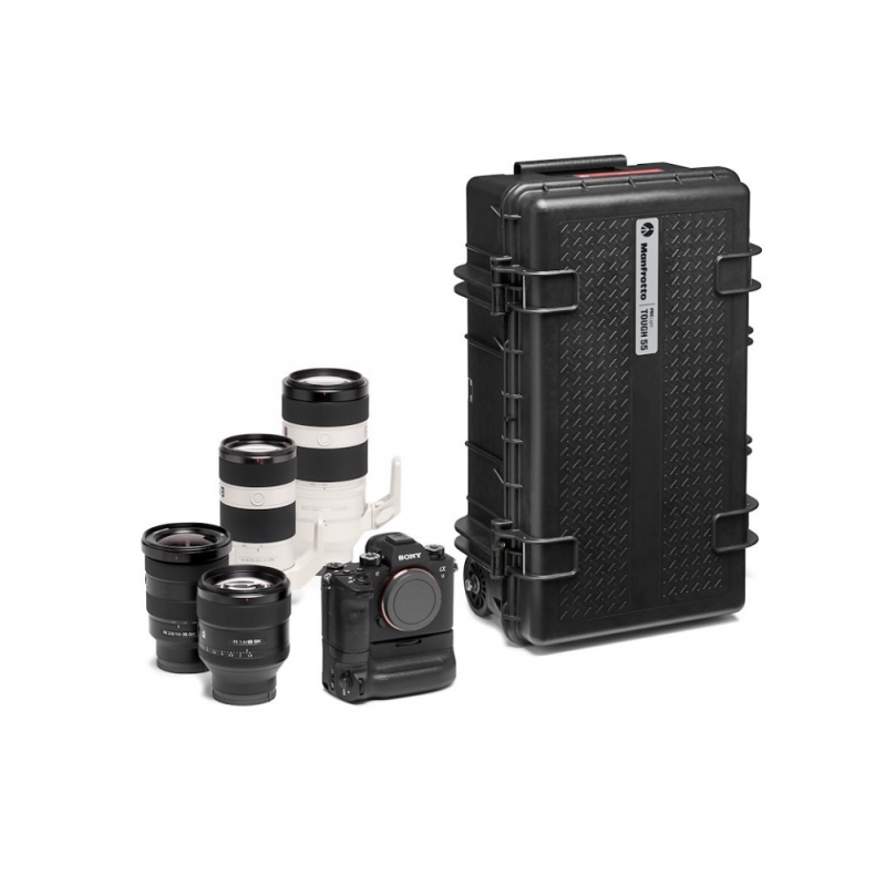 کیس دوربین Manfrotto Pro Light Reloader Tough-55 High LidWheeled Hard Case with Foam Insert