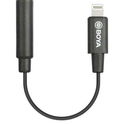 کابل تبدیل میکروفن بویا BOYA BY-K3 3.5mm trrs to Lightning Cable