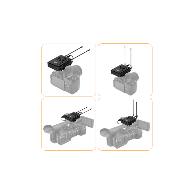 ست میکروفون بی سیم کامیکا COMICA CVM-WM200IIC