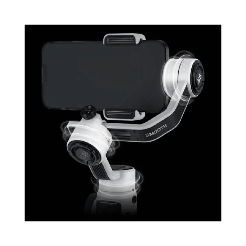 گیمبال موبایل ژیون سفید Smooth 5S standard Gimbal