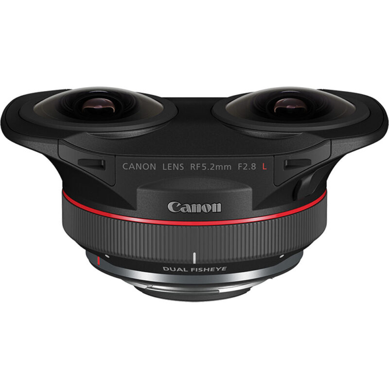 لنز بدون‌آینه کانن Canon RF 5.2mm f/2.8 L Dual Fisheye 3D VR