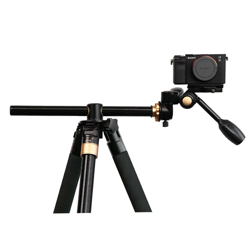 Beike Q720 Camera Tripod (Black (1) سه پایه دوربین بیک (Beike Q720 Camera Tripod (Black