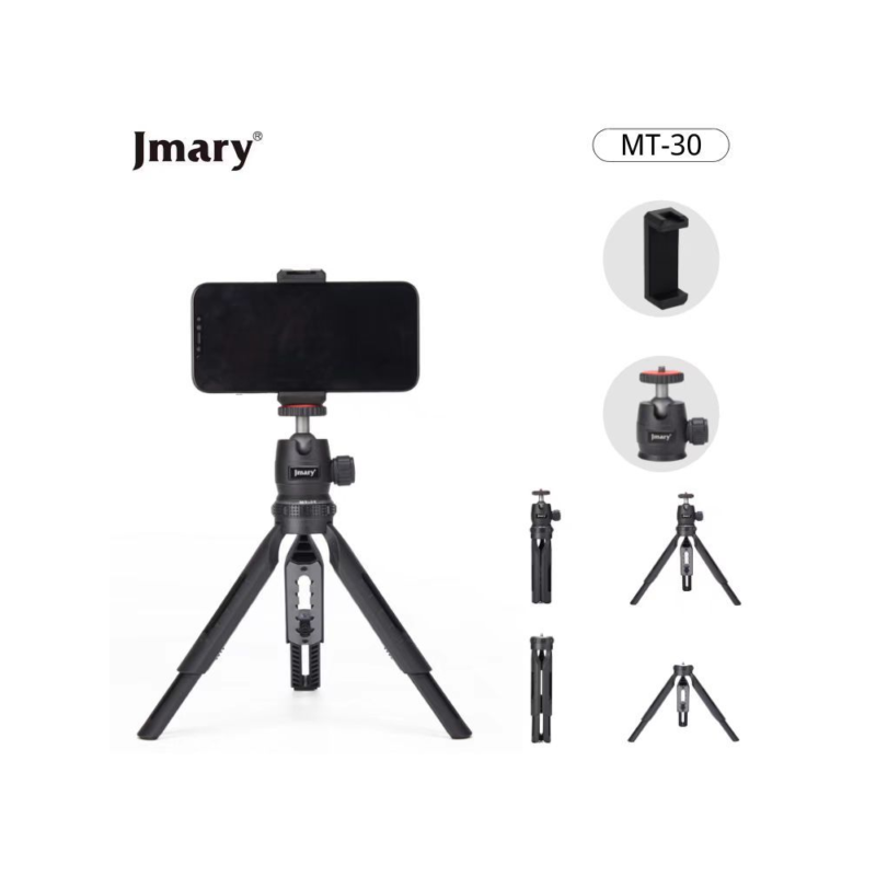 سه پایه رومیزی جی ماری Jmary MT-30 به همراه هولدر موبایل