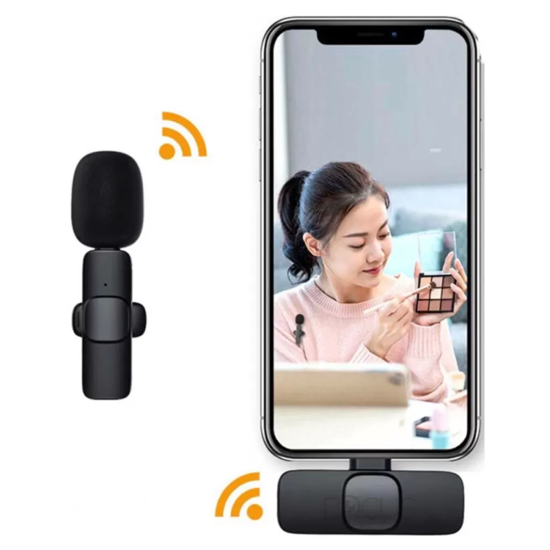 میکروفن یقه ای بی سیم موبایل K8 type-c wireless microphone