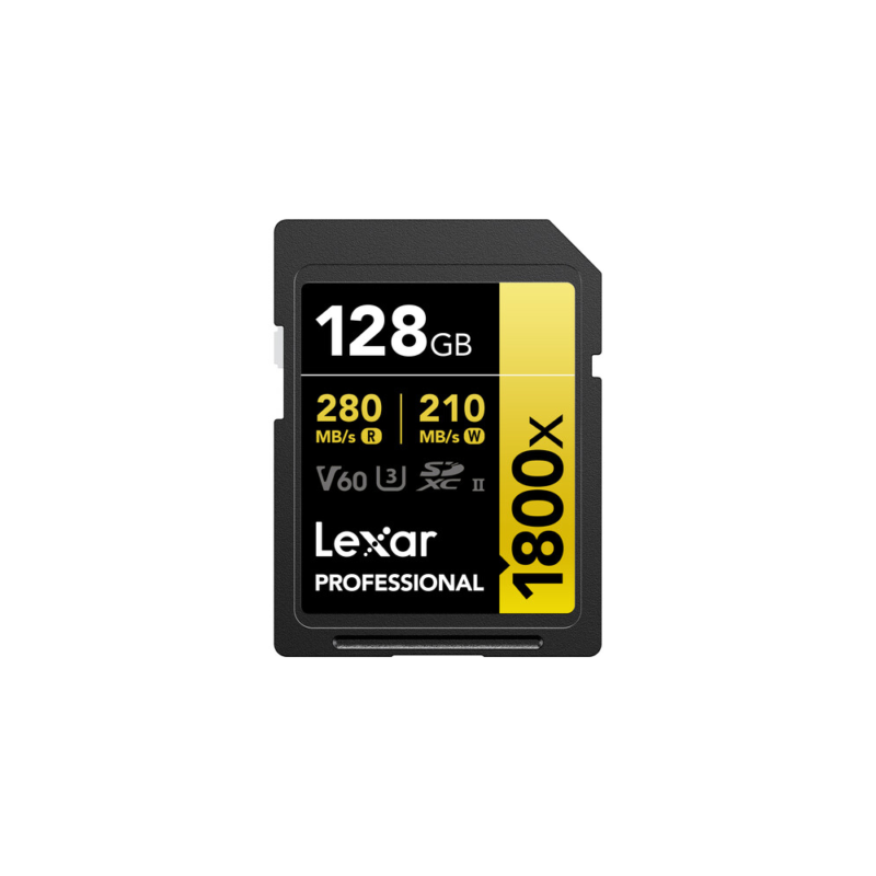 کارت حافظه لکسار Lexar 128GB Professional 1800x UHS-II SDXC