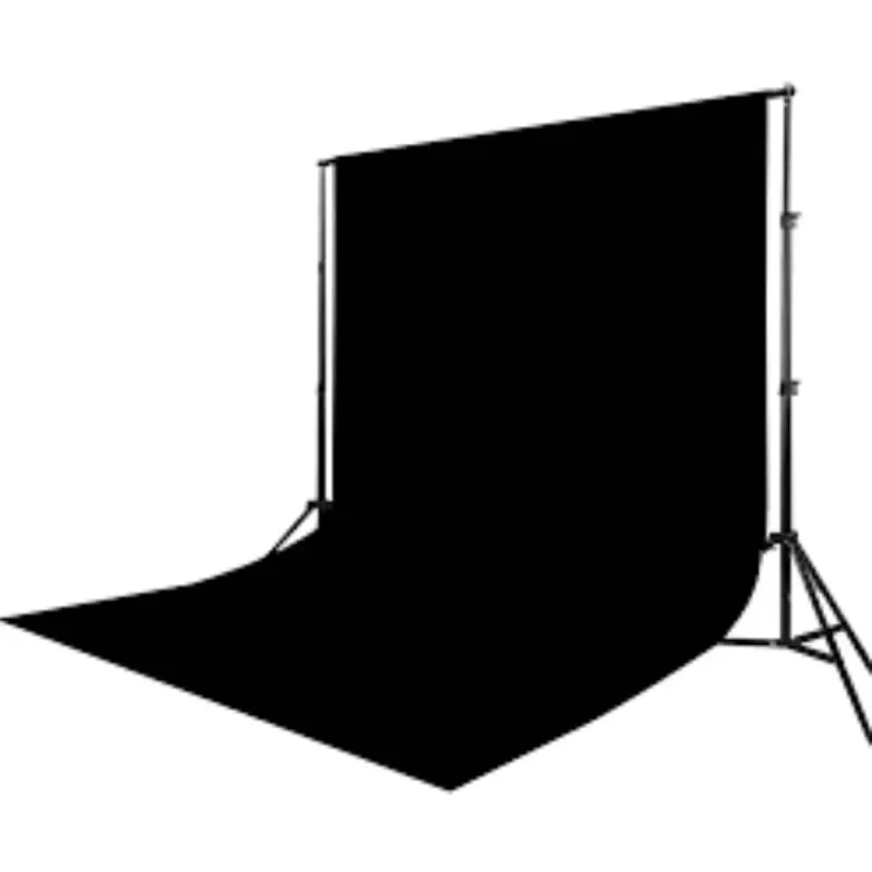 فون بک گراند مشکی مخمل Black Velvet Backdrop 5x3m