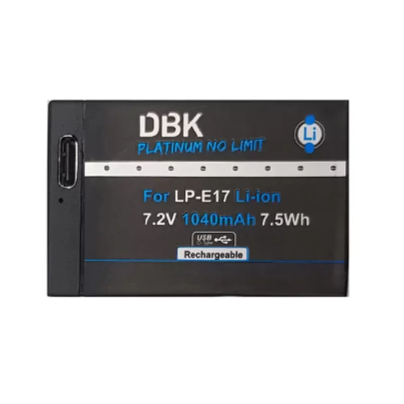 باتری دی بی کی (بادرگاه تایپ DBK LC-E17 Batttery Charger for LP-E17 HC (C