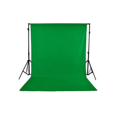 فون بک گراند سبز کروماکی مخمل Green Velvet Backdrop Chromakey 3×2