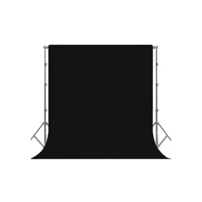 فون بک گراند مشکی مخمل Black Velvet Backdrop 2×3