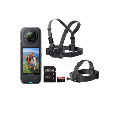 کیت دوچرخه سواری دوربین اینستا Insta360 X4 Riding kit + 128G RAM Kit