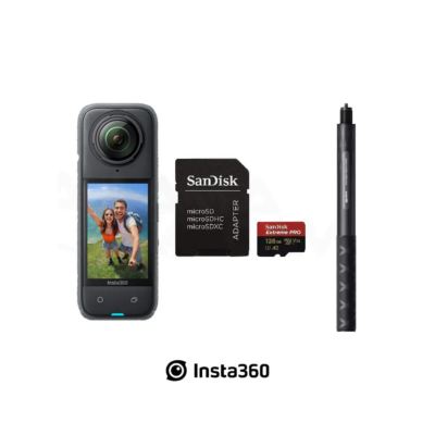 کیت سلفی دوربین 360 اینستا Insta360 X4 Selfie kit + 128G RAM