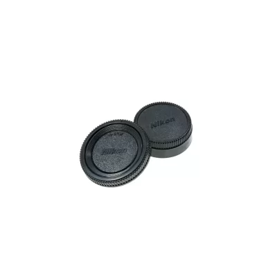 درب پشت لنز و بدنه نیکون Lens back cover and Nikon body