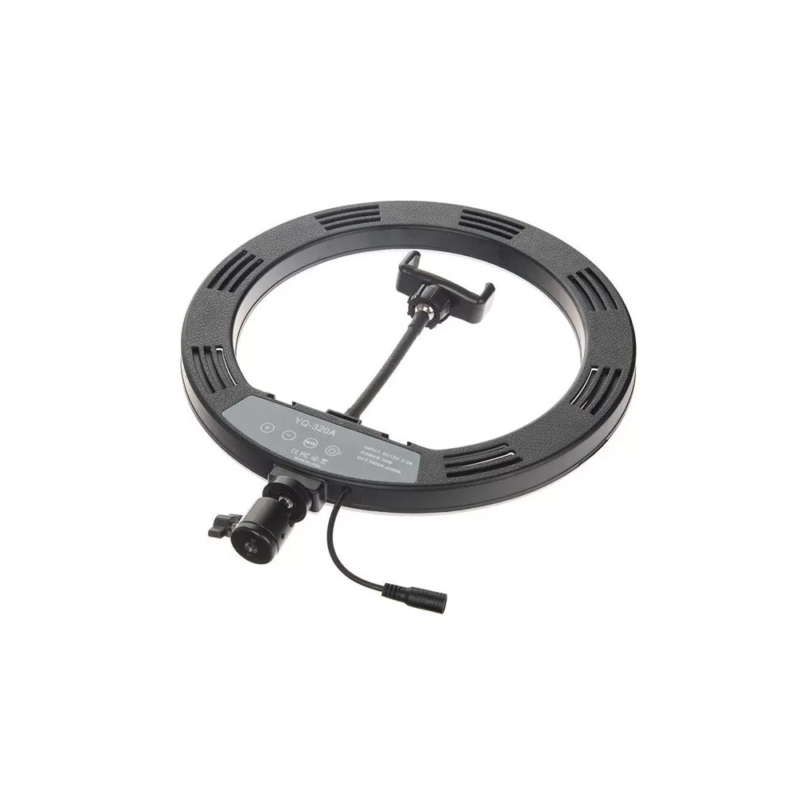 رینگ لایت (30 سانتی متر 30 وات) YQ-320A Ring Light + سه پایه و آینه