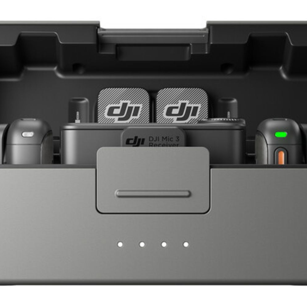 DJI Mic 3 2-Person Compact Wireless Microphone (2) میکروفون بیسیم دی جی آی DJI Mic 3 2-Person Compact Wireless Microphone