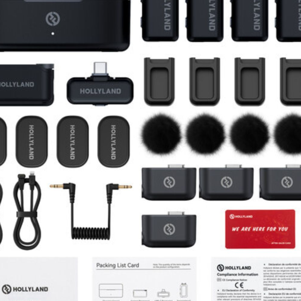 Hollyland LARK MAX 2 Combo 4-Person Wireless Microphone (1)