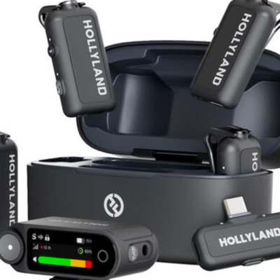 میکروفون یقه ای بی سیم Hollyland LARK MAX 2 Combo 4-Person Wireless Microphone