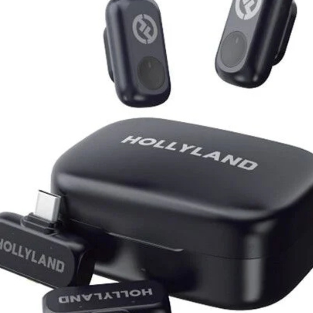 Hollyland Lark A1 Combo 2 Person Wireless Microphone میکروفون یقه ای بی سیم Hollyland Lark A1 Combo 2 Person Wireless Microphone