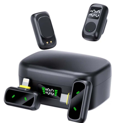 میکروفون بی سیم QY88 Wireless Microphone Black